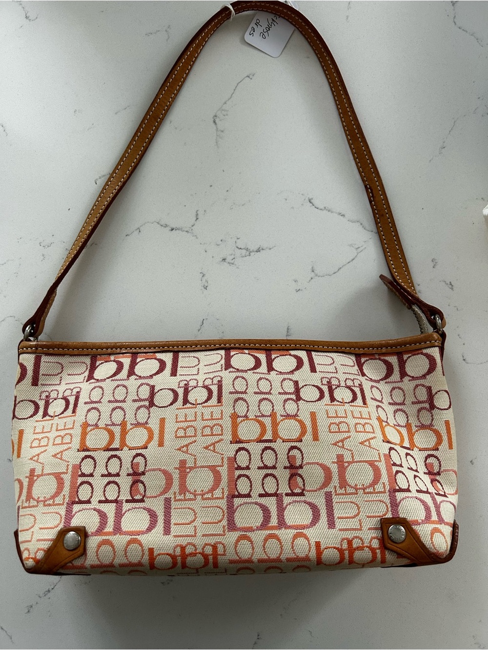 Vintage blue label Burberry shoulder bag